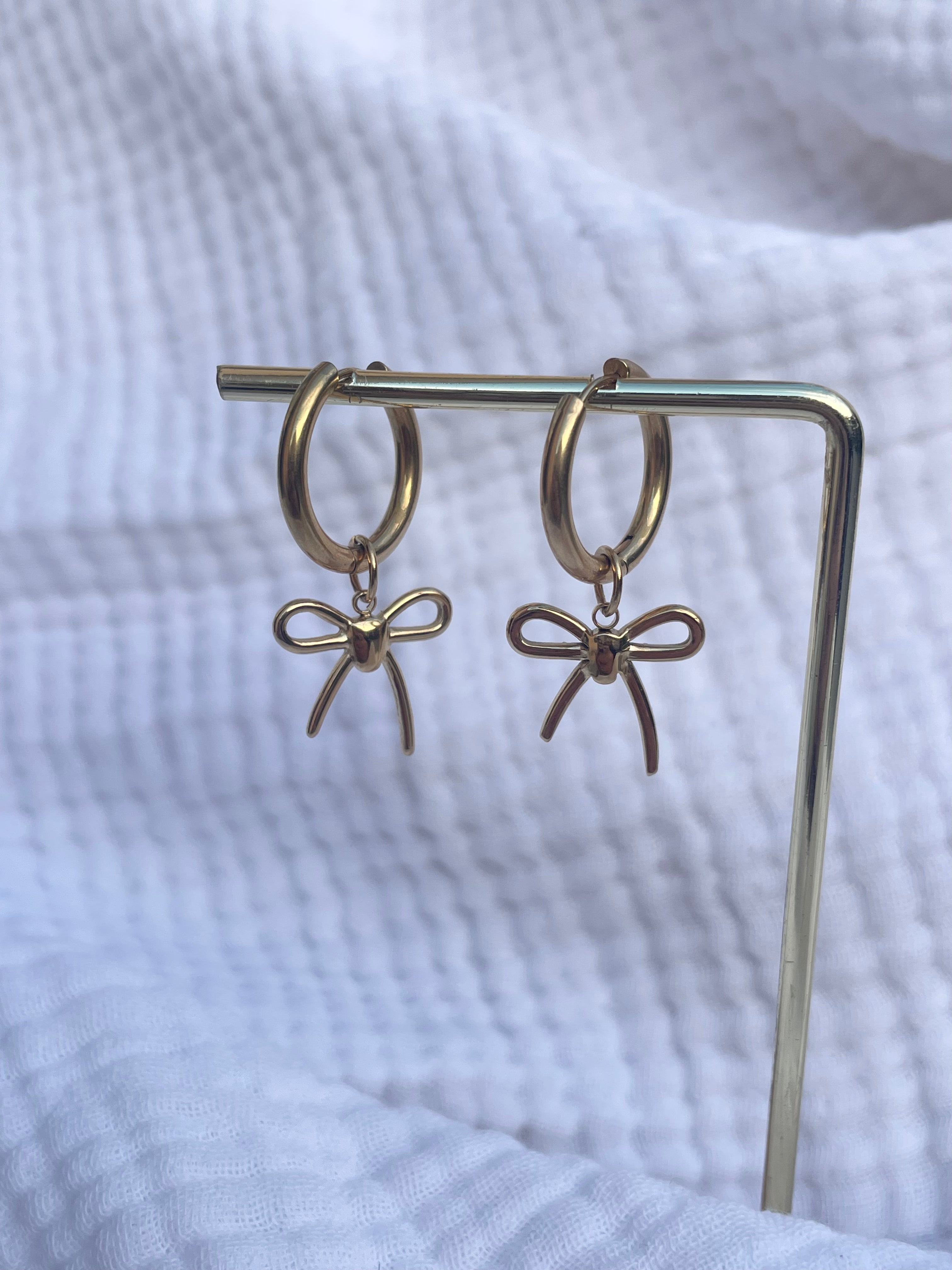 Boucles d'oreilles noeuds